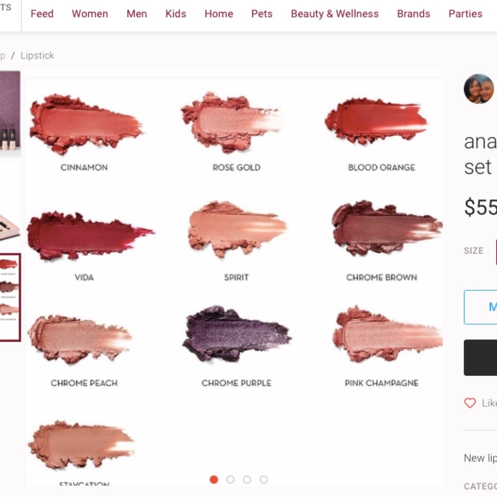 Anastasia Beverly Hills mini matte lipstick set - one color - Picture 4 of 5